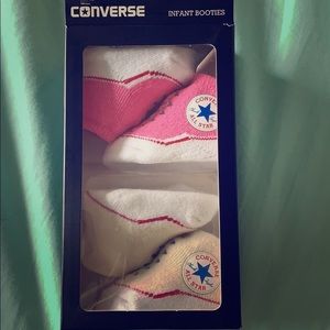 Converse infant booties